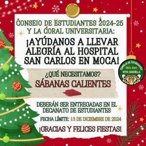 Ayudanos a llevar Alegría al Hospital San Carlos en Moca