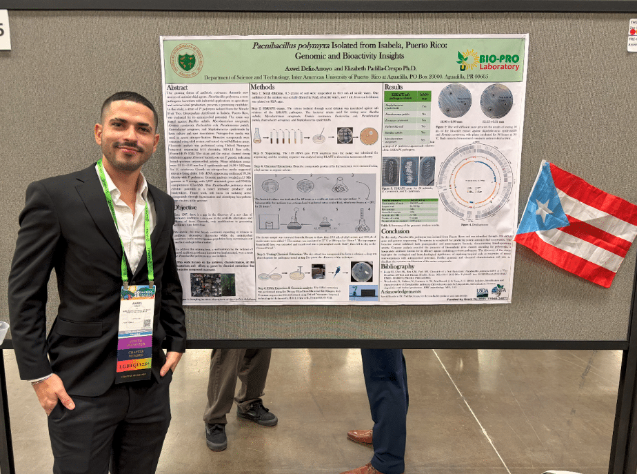 Nuestro estudiante de maestría Axwel Deliz, presenta investigación en Columbus, Ohio