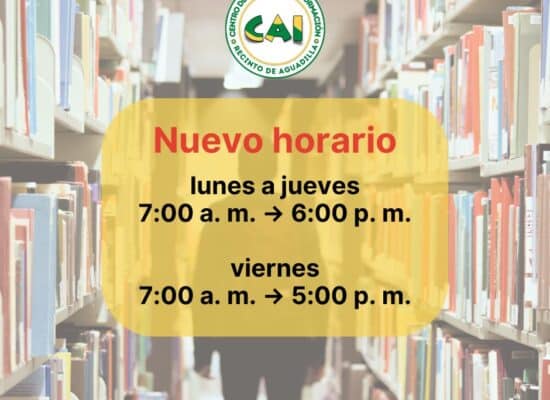 Nuevo Horario CAI