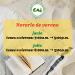 Horario de Verano del CAI
