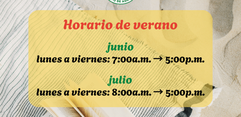 Horario de Verano del CAI